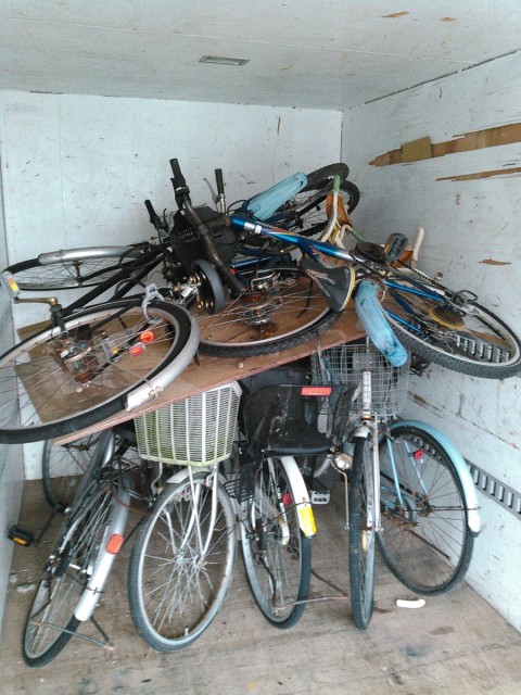 自転車回収：久留米市サムネイル